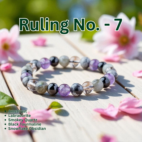 Divine Insight Crystal Bracelet – Ruling Number 7 Energy Enhancer