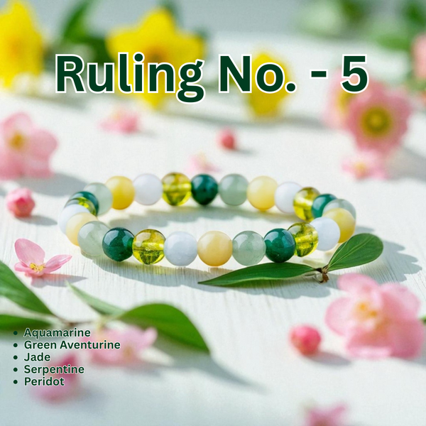 Divine Adventure Crystal Bracelet – Ruling Number 5 Energy Explorer