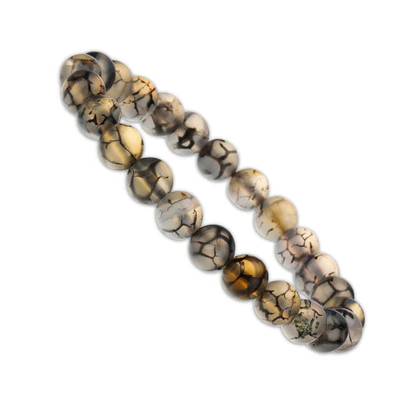 Dragon Vein Agate Bracelet