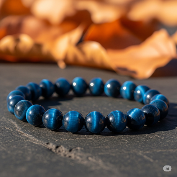 Blue Tiger Eye Bracelet