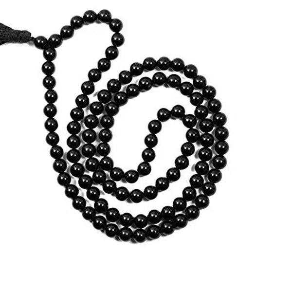 Black Hakeek Mala for Mantra Jaap